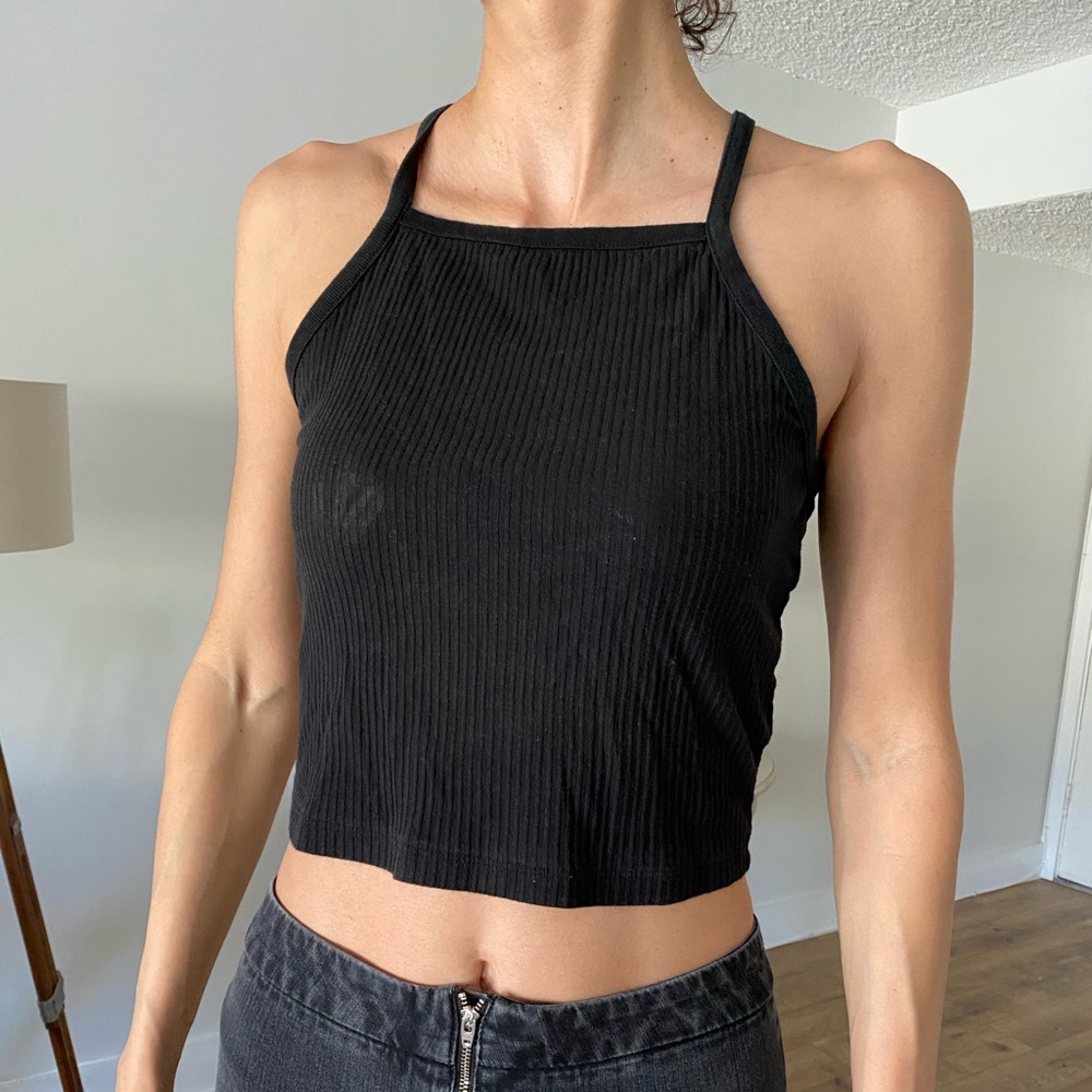 Topshop cropped tee